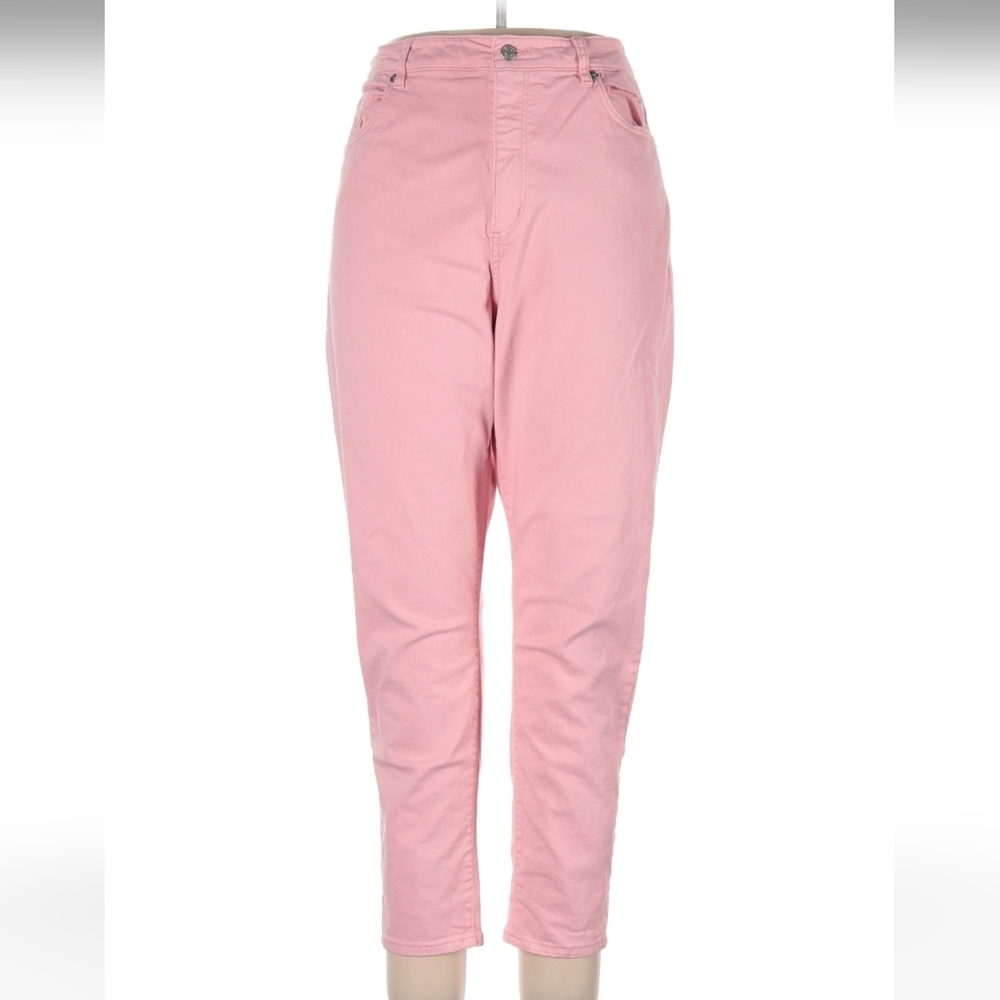 LOFT PINK DENIM JEANS